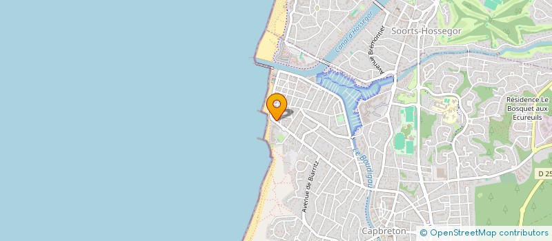 localisation de l'entreprise MADAME ANNIE DUPIN  CAPBRETON