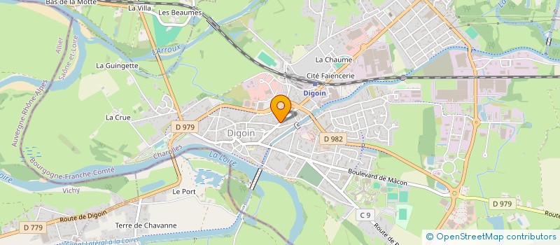 localisation de l'entreprise MADAME ANNIE DUPRAT à DIGOIN
