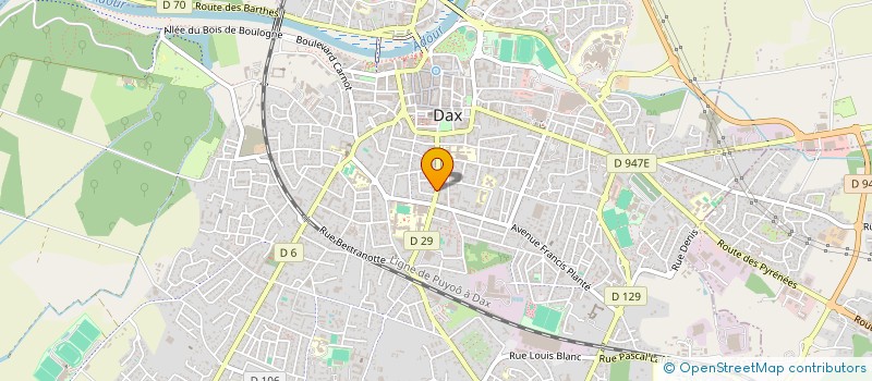 localisation de l'entreprise MADAME ANNIE DUPRAT  DAX