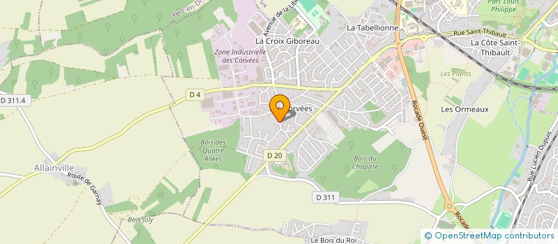 localisation de l'entreprise MADAME ANNIE DUVAL-PETRIX à VERNOUILLET