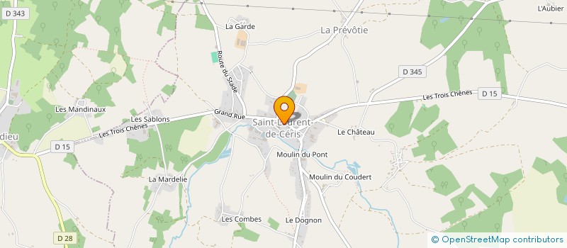 localisation de l'entreprise MADAME ANNIE EPARDEAU à LE GRAND-MADIEU