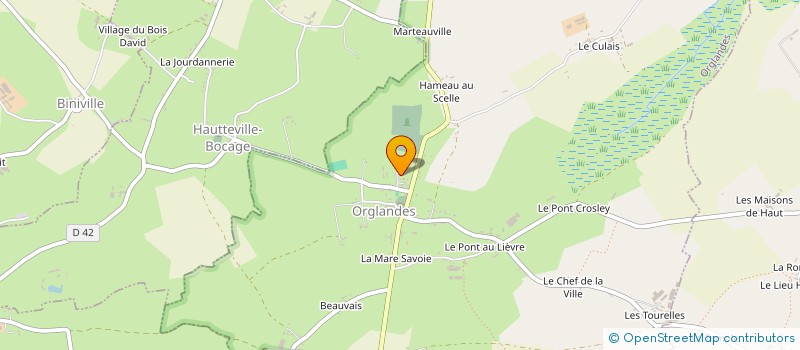 localisation de l'entreprise MADAME ANNIE EPINEAUX  SAINT-SAUVEUR-LE-VICOMTE