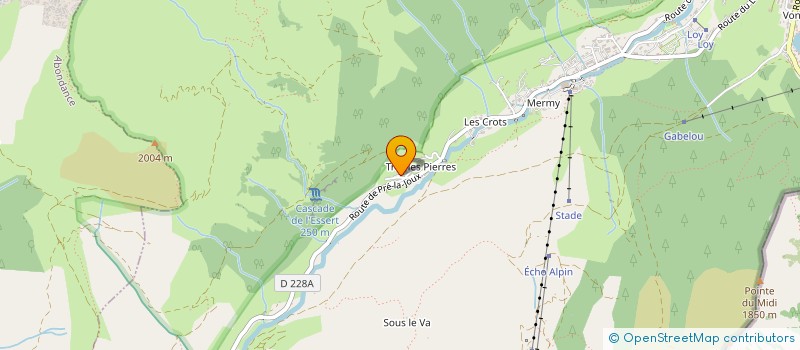 localisation de l'entreprise MADAME ANNIE ESCUDIE  CHATEL