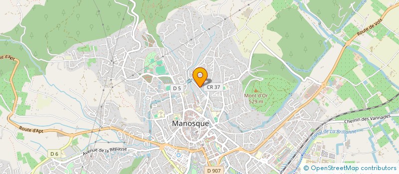 localisation de l'entreprise MADAME ANNIE ESPAGNE à MANOSQUE