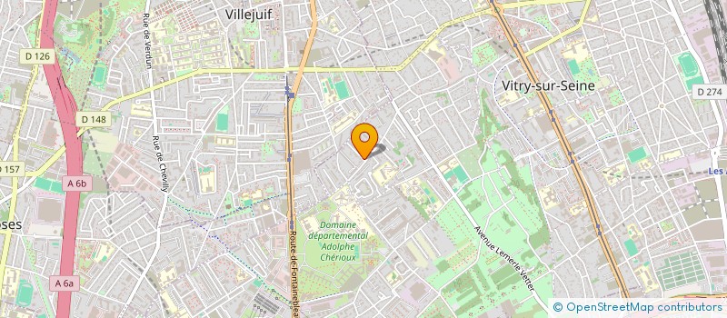 localisation de l'entreprise MADAME ANNIE EVEN à VITRY-SUR-SEINE