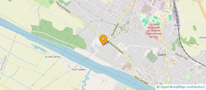 localisation de l'entreprise MADAME ANNIE FALLEAU  GIEN