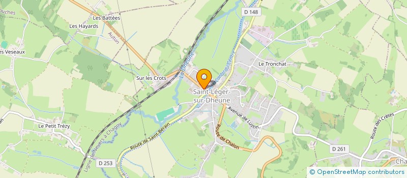 localisation de l'entreprise MADAME ANNIE FASSEUR à SAINT-LEGER-SUR-DHEUNE