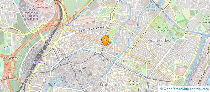 localisation de l'entreprise MADAME ANNIE FELEY à STRASBOURG