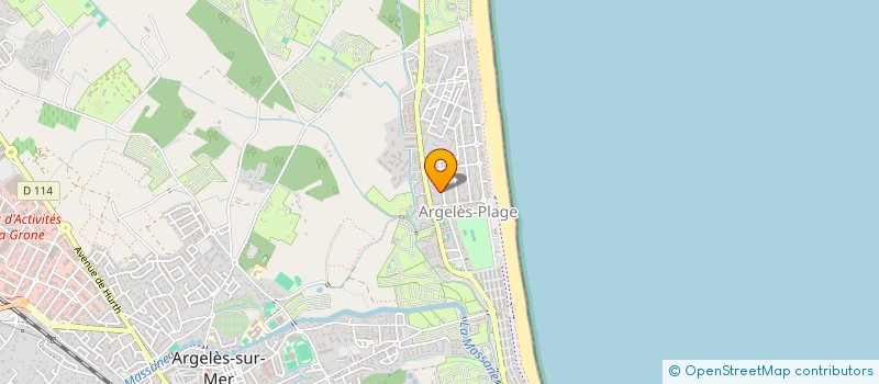 localisation de l'entreprise MADAME ANNIE FERRANT à ARGELES-SUR-MER