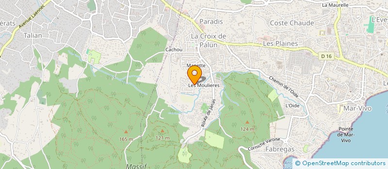 localisation de l'entreprise MADAME ANNIE FERRERO à LA SEYNE-SUR-MER