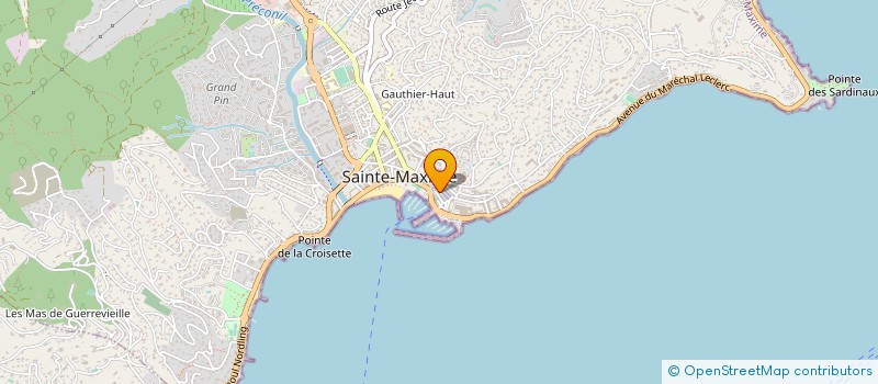 localisation de l'entreprise MADAME ANNIE FIACCHI à SAINTE MAXIME
