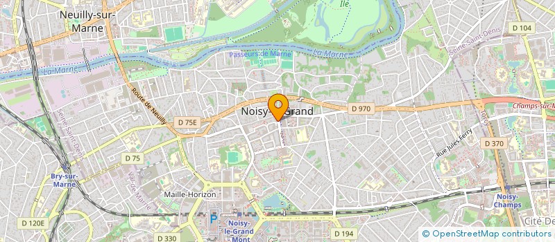 localisation de l'entreprise MADAME ANNIE FLOQUET à NOISY-LE-GRAND