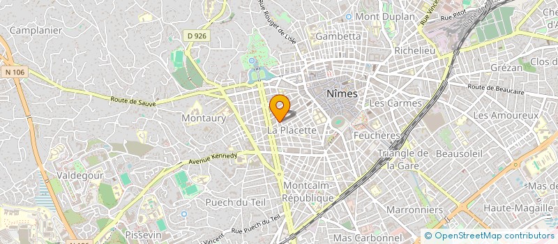 localisation de l'entreprise MADAME ANNIE FOISSAC  NIMES