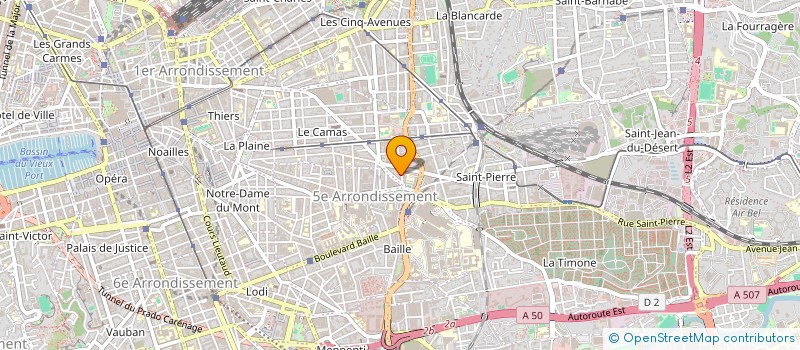 localisation de l'entreprise MADAME ANNIE FONGAUFIER à MARSEILLE