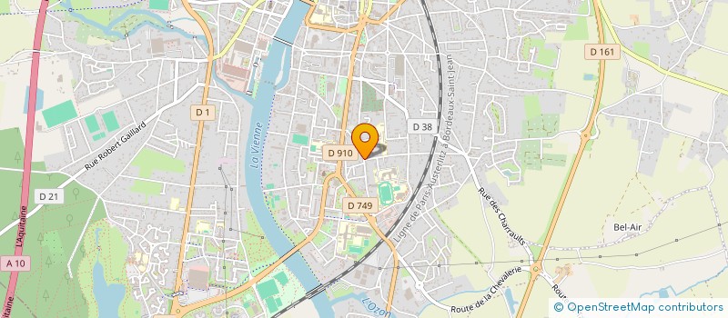 localisation de l'entreprise MADAME ANNIE FONTENAULT  CHATELLERAULT