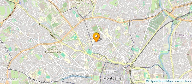 localisation de l'entreprise MADAME ANNIE FOURNIER à MONTPELLIER