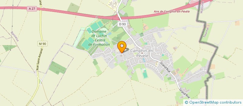 localisation de l'entreprise MADAME ANNIE FOURNIER à CAMPHIN-EN-PEVELE