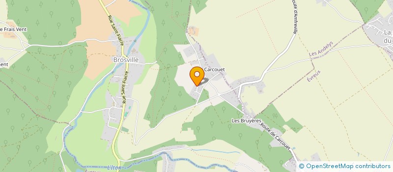 localisation de l'entreprise MADAME ANNIE FRANCE  BROSVILLE