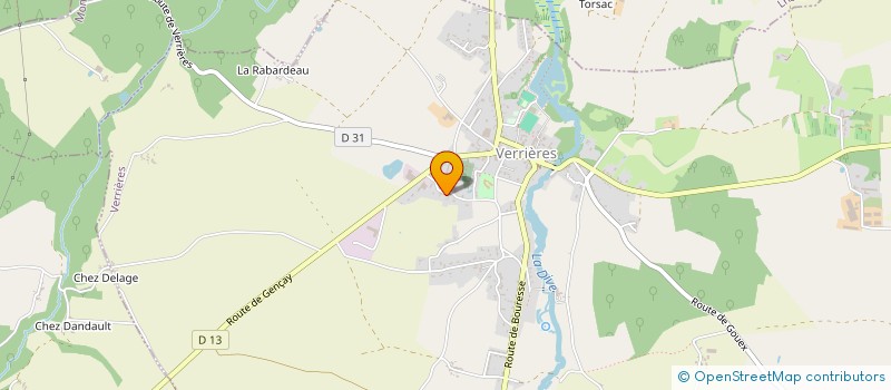 localisation de l'entreprise MADAME ANNIE-FRANCE VENIN à VERRIERES