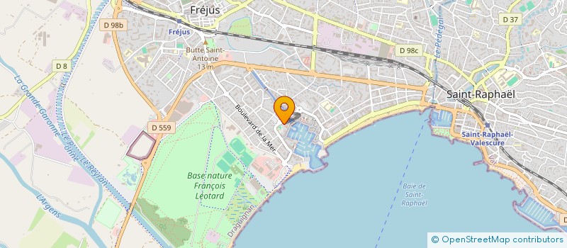 localisation de l'entreprise MADAME ANNIE FRESNEL à FREJUS