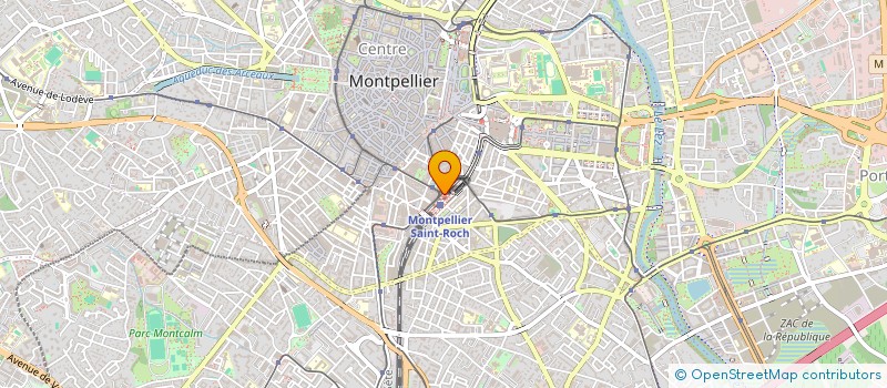 localisation de l'entreprise MADAME ANNIE FRIBOURG à MONTPELLIER
