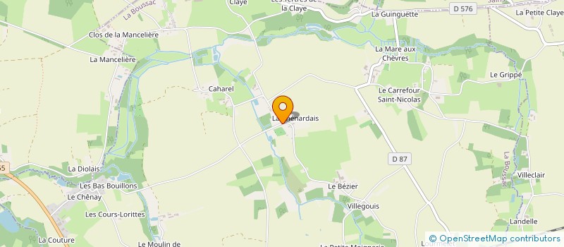 localisation de l'entreprise MADAME ANNIE FROSTIN  LA BOUSSAC