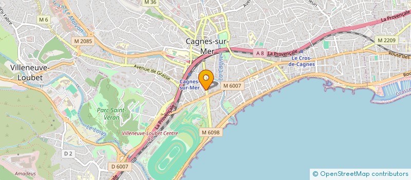 localisation de l'entreprise MADAME ANNIE FULGONI à CAGNES-SUR-MER