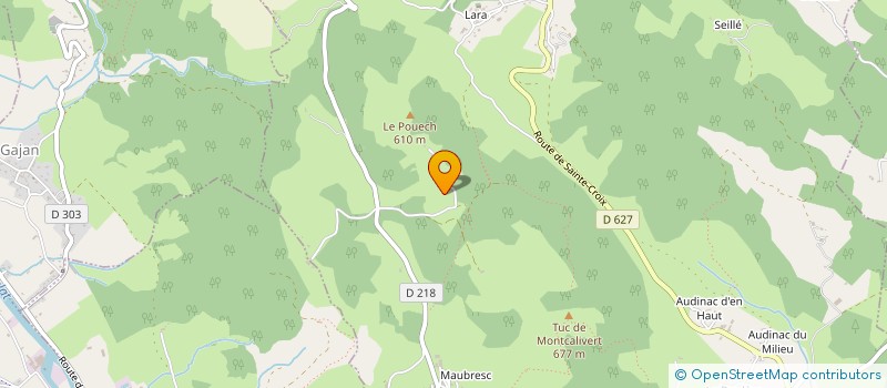 localisation de l'entreprise MADAME ANNIE FUSTER à MONTJOIE-EN-COUSERANS