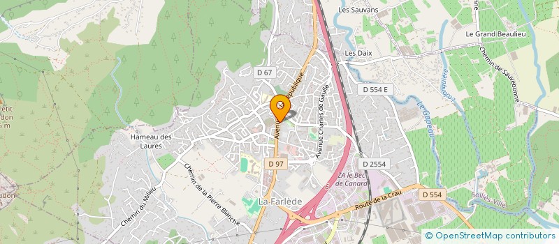 localisation de l'entreprise MADAME ANNIE GAGNEUX  LA FARLEDE