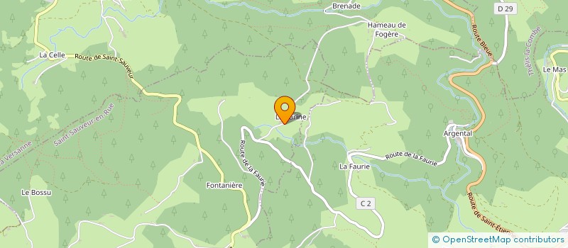 localisation de l'entreprise MADAME ANNIE GAILLOT  SAINT-SAUVEUR-EN-RUE