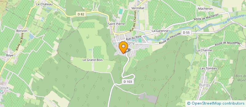 localisation de l'entreprise MADAME ANNIE GAMBIN à LUGNY