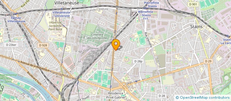 localisation de l'entreprise MADAME ANNIE GARCIA à PIERREFITTE-SUR-SEINE