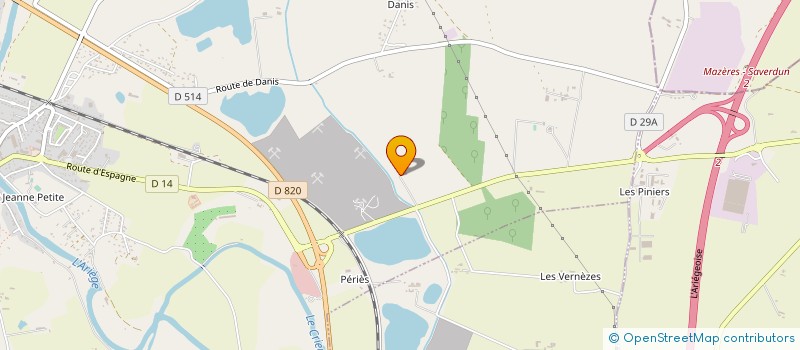 localisation de l'entreprise MADAME ANNIE GARCIA à SAVERDUN