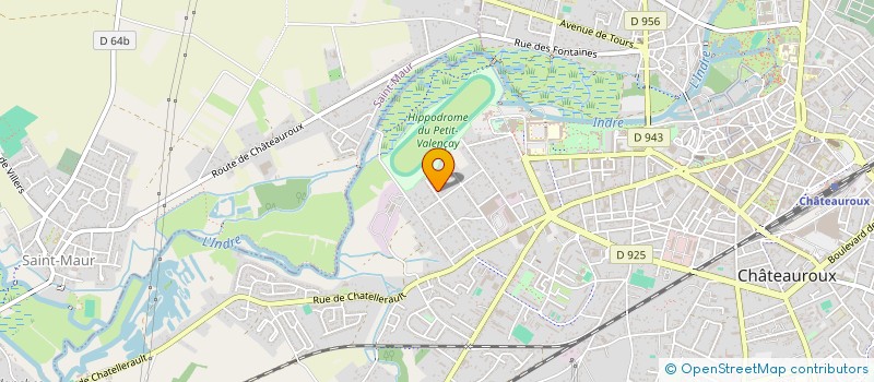 localisation de l'entreprise MADAME ANNIE GARCIA à CHATEAUROUX