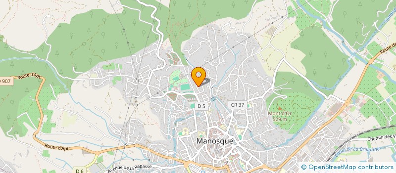 localisation de l'entreprise MADAME ANNIE GARDAIS  MANOSQUE