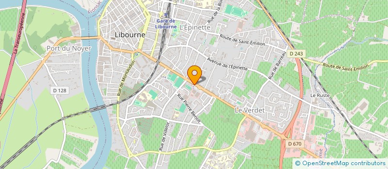 localisation de l'entreprise MADAME ANNIE GARRABOS  LIBOURNE