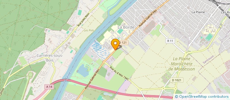 localisation de l'entreprise MADAME ANNIE GAUDU  MONTESSON