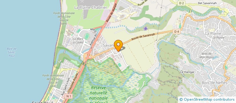 localisation de l'entreprise MADAME ANNIE GAUNEGRE  SAINT-PAUL