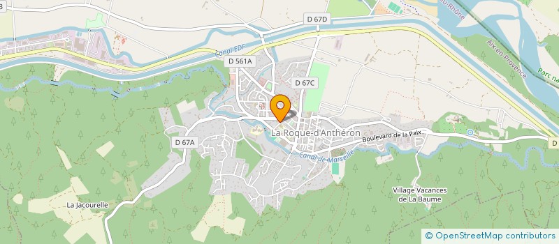 localisation de l'entreprise MADAME ANNIE GAUTIER  LA ROQUE-D'ANTHERON