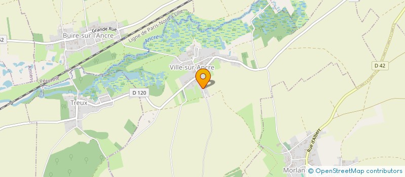 localisation de l'entreprise MADAME ANNIE GELON  MIRAUMONT