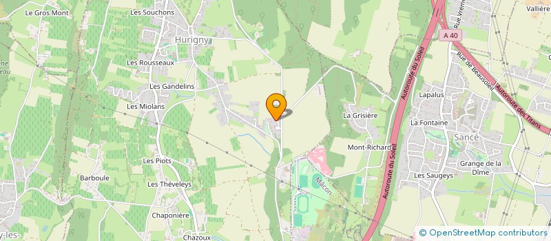 localisation de l'entreprise MADAME ANNIE GENET  HURIGNY