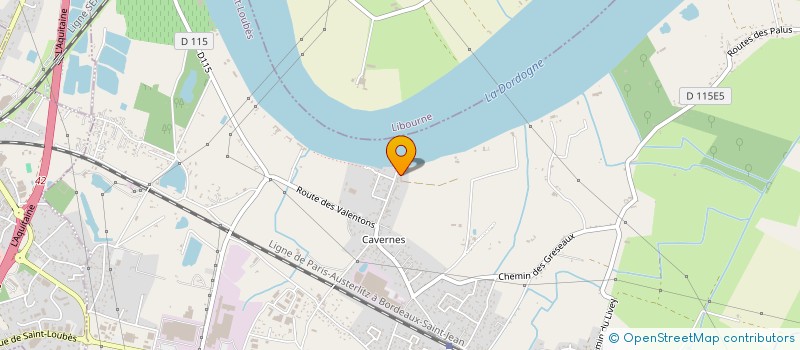 localisation de l'entreprise MADAME ANNIE GENTET  SAINT-LOUBES