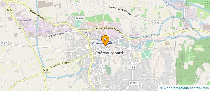 localisation de l'entreprise MADAME ANNIE GERDIL  CHATEAURENARD