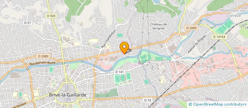 localisation de l'entreprise MADAME ANNIE GERMANE à BRIVE-LA-GAILLARDE