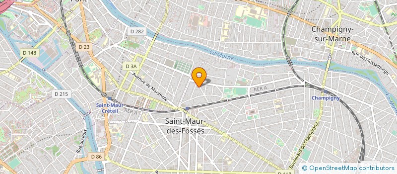 localisation de l'entreprise MADAME ANNIE GIAT à SAINT-MAUR-DES-FOSSES