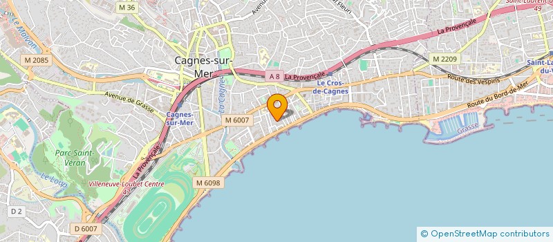 localisation de l'entreprise MADAME ANNIE GILLOT à CAGNES-SUR-MER