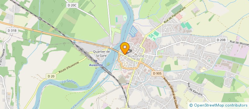 localisation de l'entreprise MADAME ANNIE GILOT à AUXONNE