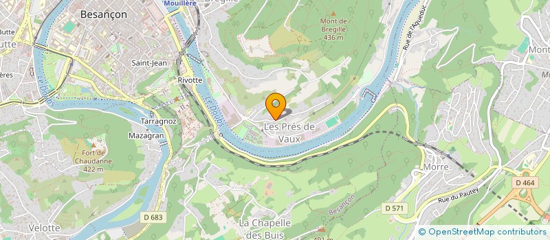 localisation de l'entreprise MADAME ANNIE GIRARD  BESANCON