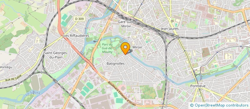 localisation de l'entreprise MADAME ANNIE GIRAULT  LE MANS