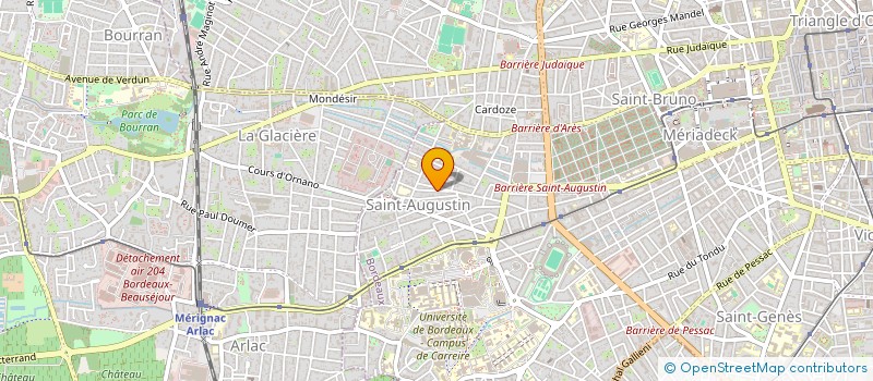 localisation de l'entreprise MADAME ANNIE GIROUX à BORDEAUX